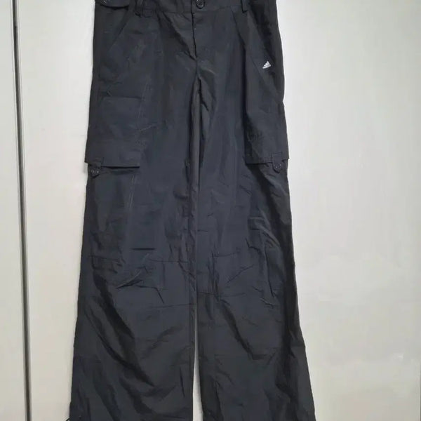 [BUNJANG] Adidas Black Cargo Pants / 아디다스 블랙 카고 팬츠