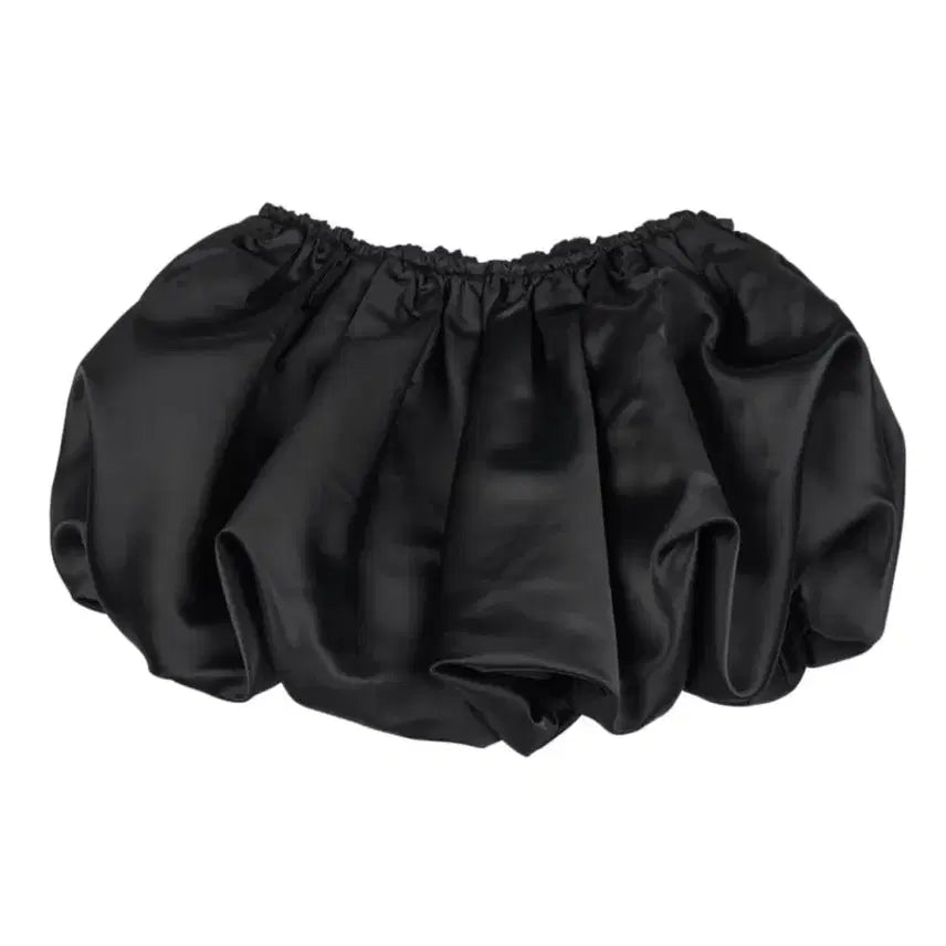 [BUNJANG] Kanari Black Satin Balloon Shorts / 카나리 kanari 벌룬 쇼츠