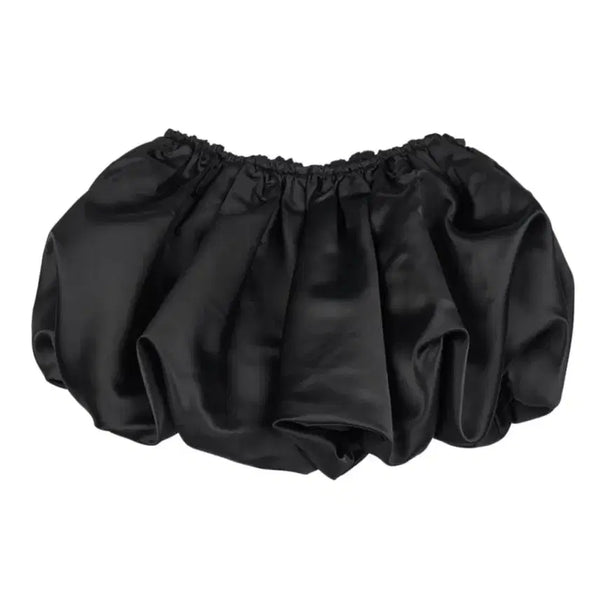 [BUNJANG] Kanari Black Satin Balloon Shorts / 카나리 kanari 벌룬 쇼츠