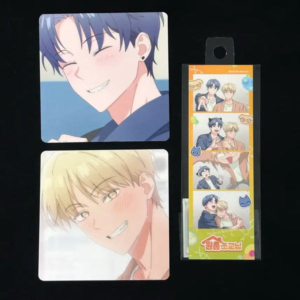 [BUNJANG] Anipluse Studio 1-Room Instructor Special Edition Coaster & Photo Set / 원룸조교님 애니플러스 특전 코스터 네컷 세트