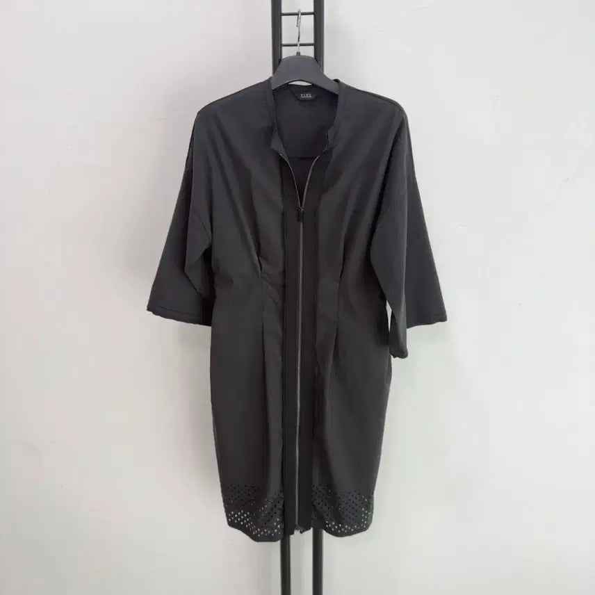 [BUNJANG] TIME Zipper Long Dress / 정품 타임 TIME 지퍼 원피스