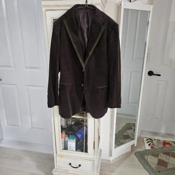 [BUNJANG] Zegna Corduroy Jacket Dark Brown Size 100 / 제냐 코듀로이 자켓 다크브라운 100