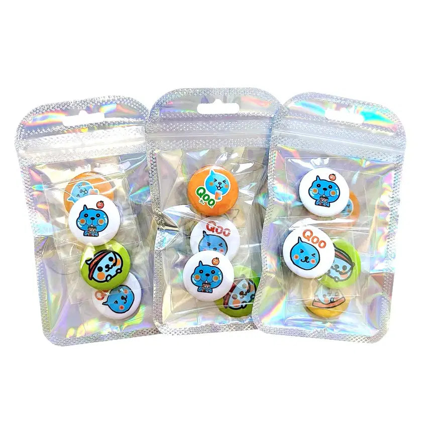 [BUNJANG] Qoo Mini Badge Set / Qoo 쿠우 미니 뱃지 세트