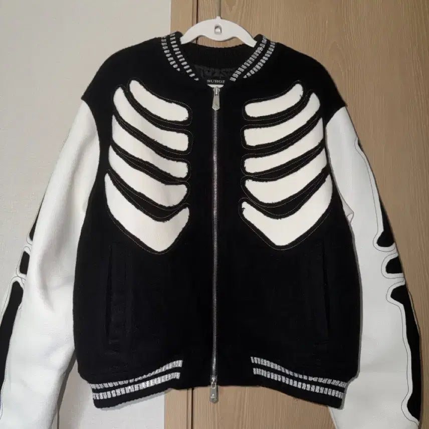 [BUNJANG] SURGERY Skeleton Varsity Jacket / SURGERY Skeleton Varsity Jacket / Bomber Jacket