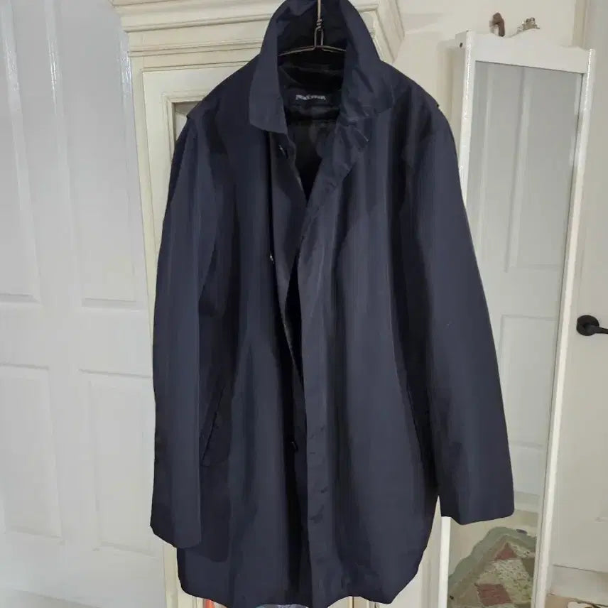 [BUNJANG] New Yorker Wool Coat Navy Size 100 / 뉴요커 코트 100