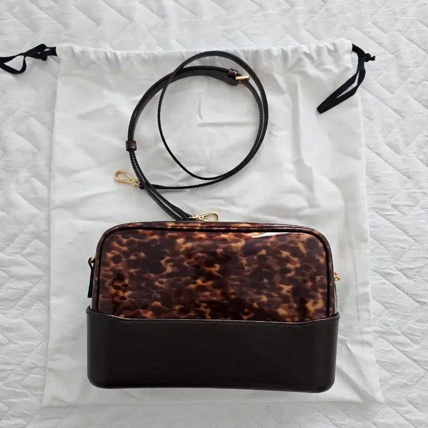 [BUNJANG] Ssong Studio Leopard Print Shoulder Bag / 쏭스튜디오 호피백