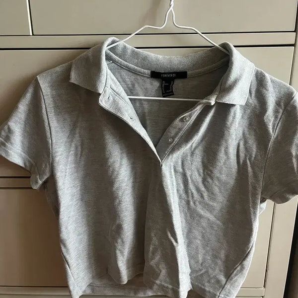 [BUNJANG] Forever 21 Cropped T-Shirt / forever21 크롭반팔티