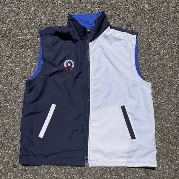 [BUNJANG] Playboy Reversible Vest Zip-Up XL / 플레이보이 리버시블 베스트 집업 XL