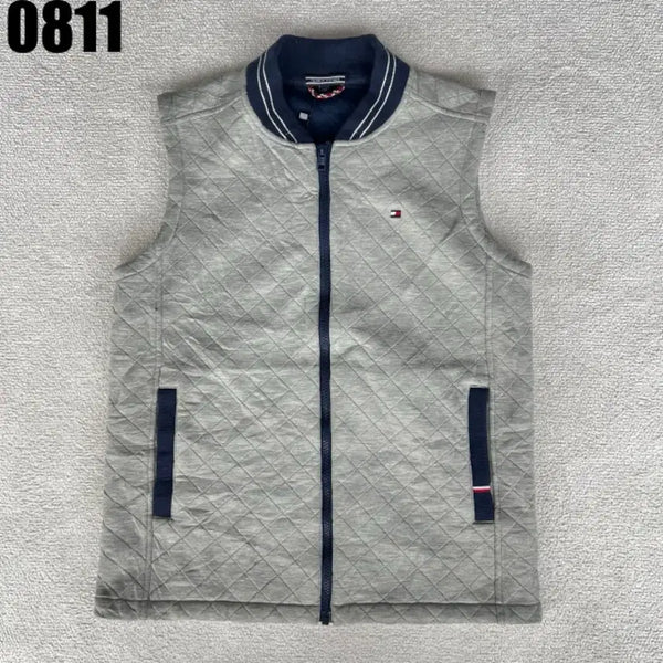 [BUNJANG] Tommy Hilfiger Quilted Vest Grey S / 타미힐피거 퀼팅 조끼 그레이 S