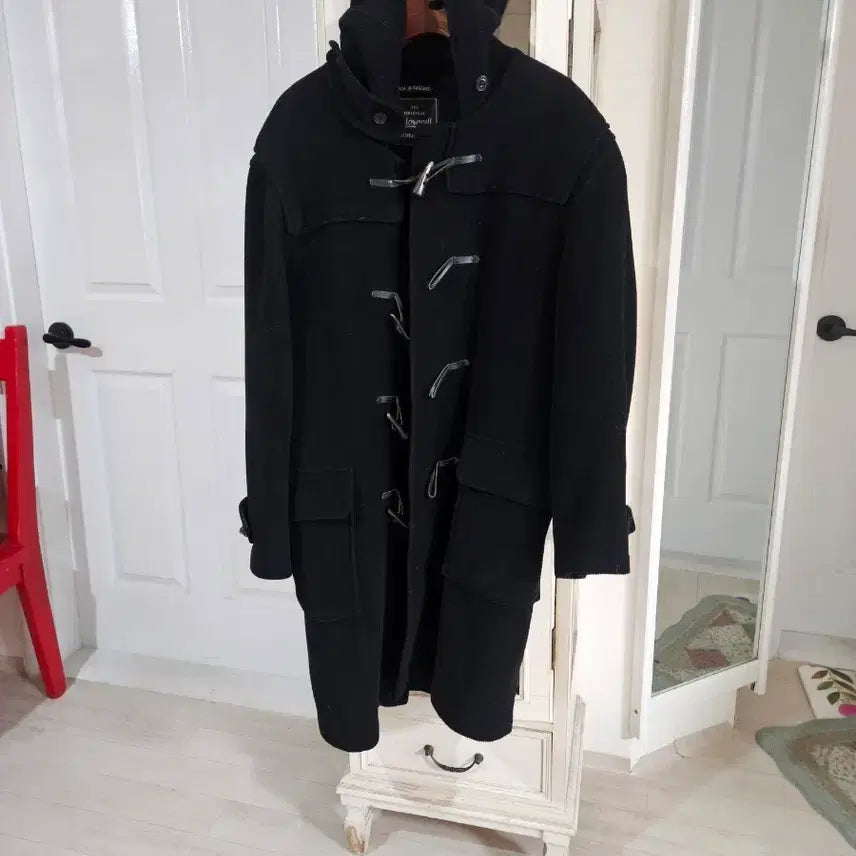 [BUNJANG] Gloverall Wool Coat Black Size 105 / 영국 글로버올  울코트 블랙 105
