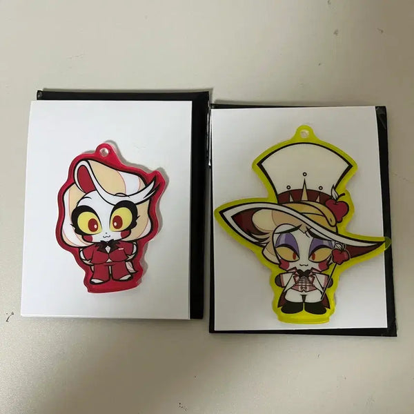 [BUNJANG] Hazbin Hotel Charlie Lucifer Keychain Bundle Set / 해즈빈 호텔 찰리 루시퍼 키링 일괄 판매