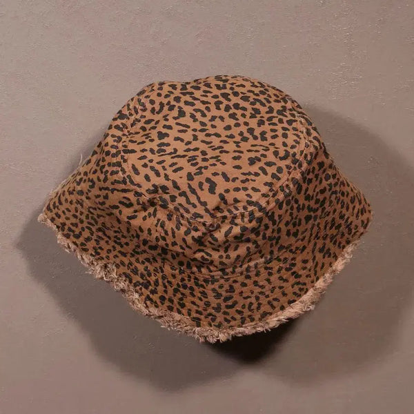 [BUNJANG] WEGO Leopard Punk Bucket Hat / WEGO 레오파드 펑크 버킷햇 A836