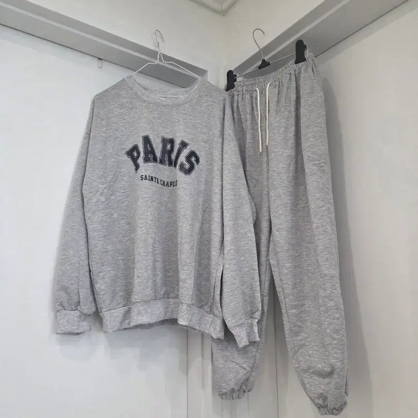 [BUNJANG] Big Size Training Suit Set - Grey / 새상품 빅사이즈 트레이닝복 세트