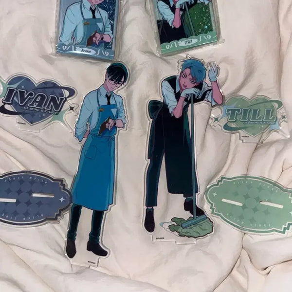 [BUNJANG] Astell & Kern VanTil Maid Acrylic Stand Acrylic Coaster Bundle Set / 일괄)에이스테 이반틸 메이드 아크릴 스탠드 코롯타