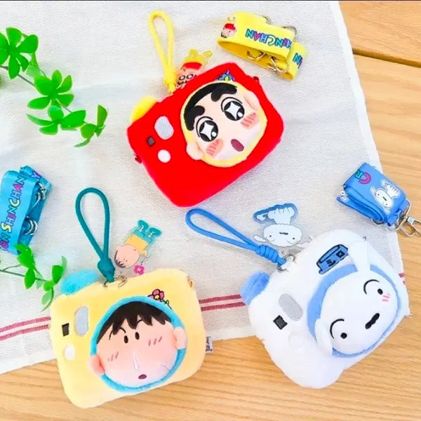 [BUNJANG] Crayon Shin-chan Nendo Dog Camera Pouch / 짱구는못말려 카메라 파우치 흰둥이