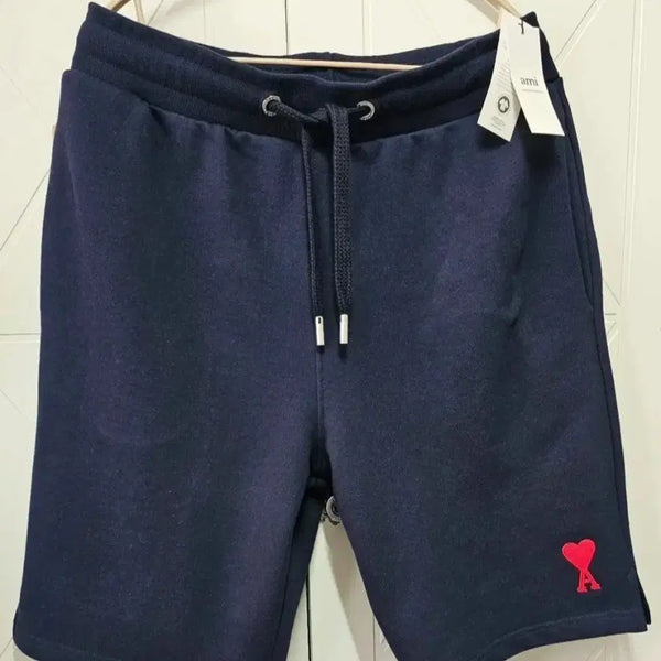 [BUNJANG] Ami Heart Logo Navy Shorts XL / 아미 하트 로고 네이비 반바지 XL