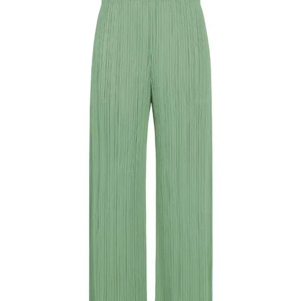[BUNJANG] Pleats Please 8th Wide Pants Grayish Green / 플리츠플리즈 8월 와이드 팬츠 그레이시 그린
