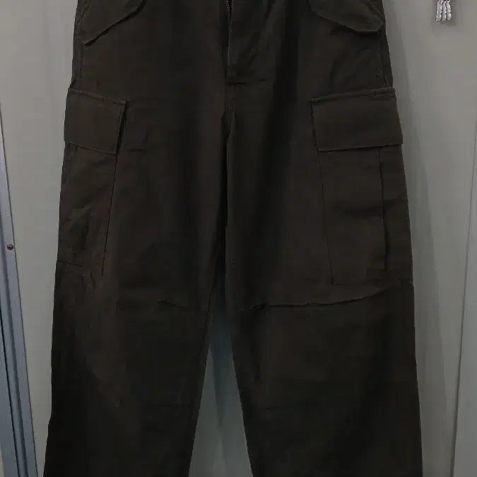 [BUNJANG] L'EAU Cargo Cotton Pants Size S / 로우 L'EAU 카고 면바지 S 사이즈 상태좋음뒷면조절가능