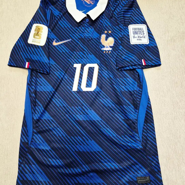 [BUNJANG] France National Football Team Mbappé Authentic Home Jersey (2026 World Cup) / 26-28 프랑스 축구 국가대표 정품 홈 유니폼 음바페 자컷 마킹