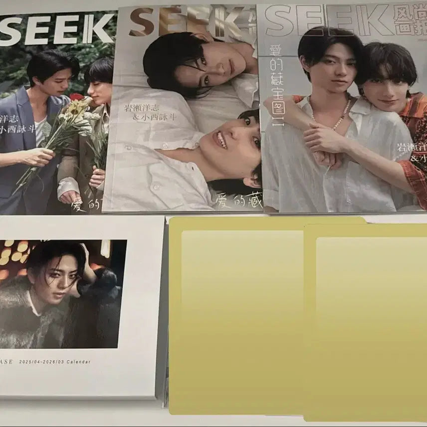 [BUNJANG] Connie Saito Chinese Magazine Calendar Bundle / (택포3.8) 이와세요지 코니시에이토 중국 잡지 캘린더 일괄