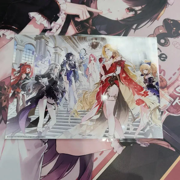 [BUNJANG] Seven Knights Revolution Collab Cafe Illustration Mini Poster / 세븐나이츠 리버스 콜라보 카페 일러스트 미니 포스터 세나리 특전