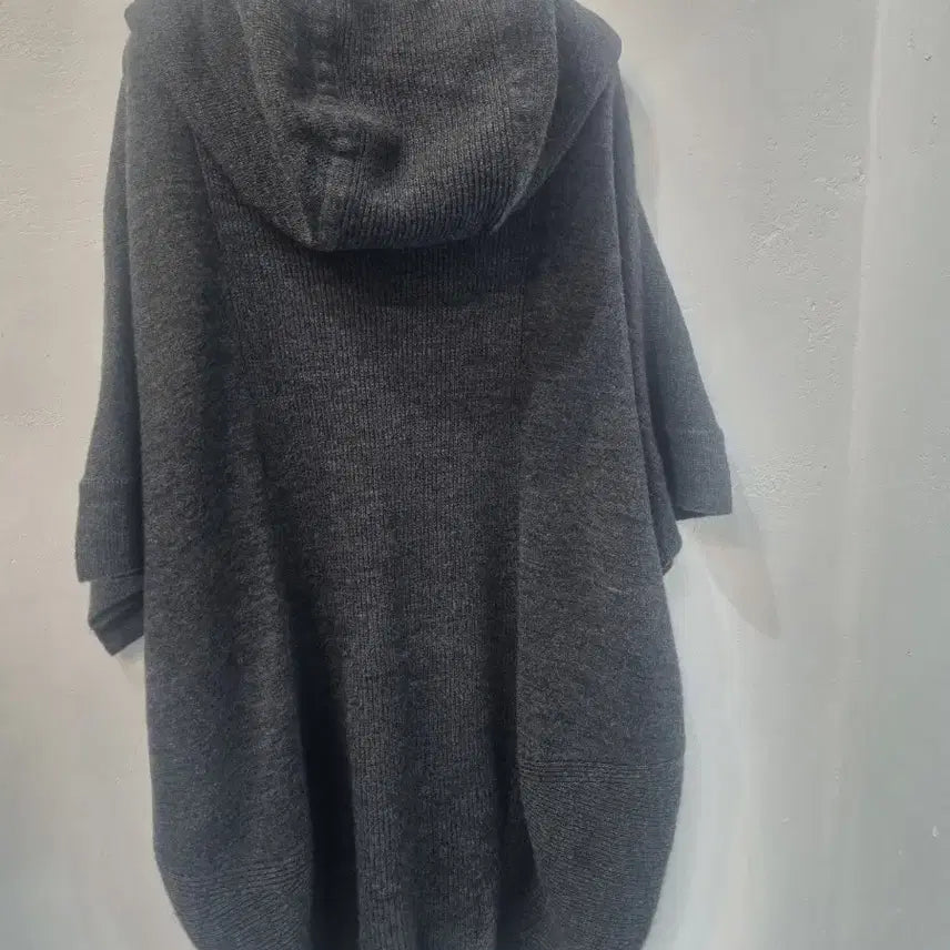 [BUNJANG] System (Hansem) Hooded Zip-Up Cape-Fit Cardigan (Size F/90) / 한섬 시스템후드 집업 망토핏 가디건 F(90)