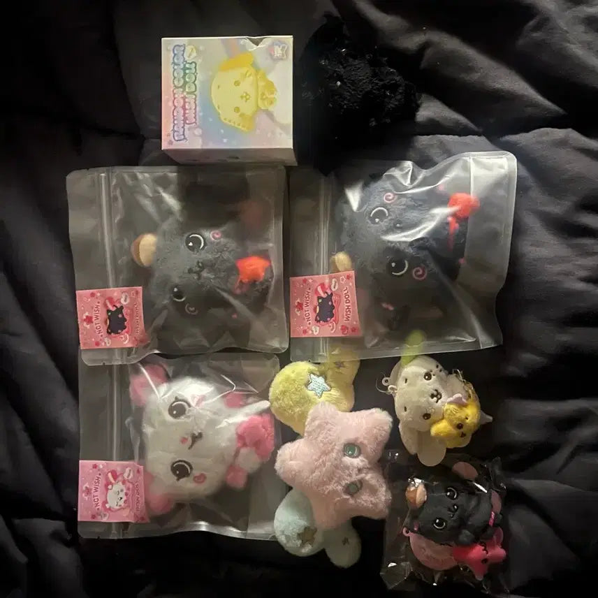 [BUNJANG] Wishdoll Kuri Fanlight Keyring Unsealed / 위시돌 쿠리 팬라이트 키링 개봉