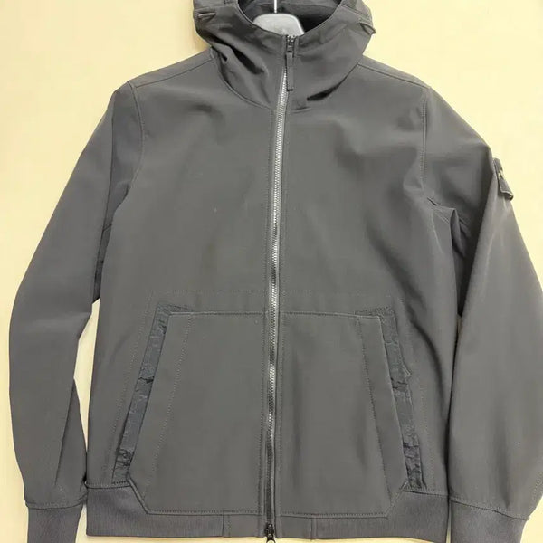 [BUNJANG] Stone Island Softshell Jumper Black M / 스톤아일랜드 소프트쉘 m 블랙