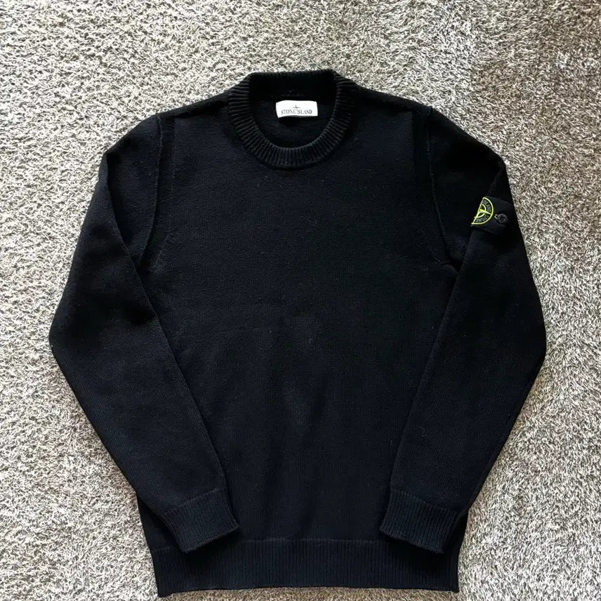 [BUNJANG] Stone Island Black Knit L / 스톤아일랜드 블랙 니트 L