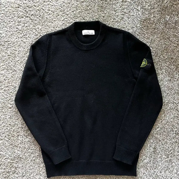 [BUNJANG] Stone Island Black Knit L / 스톤아일랜드 블랙 니트 L