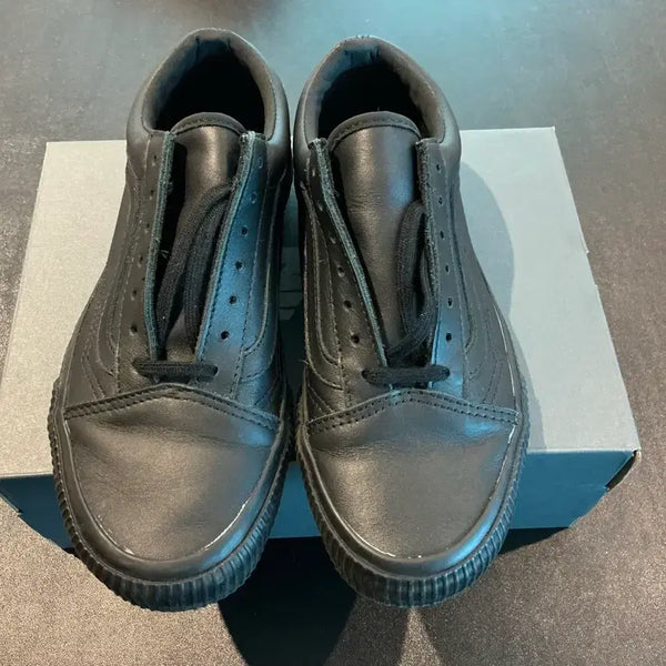 [BUNJANG] Vans Leather Old Skool Sneakers (225) / 반스 레더 올드스쿨 (225)