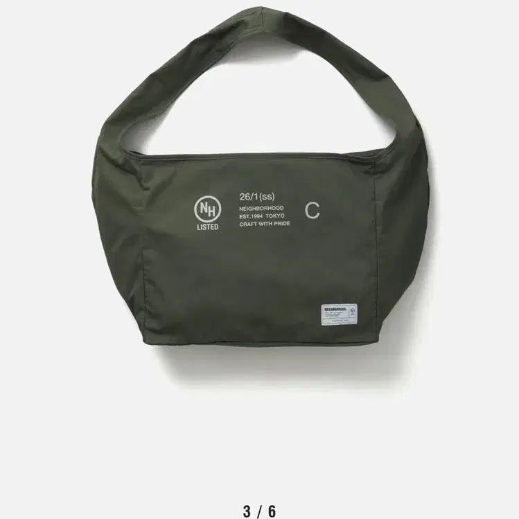 [BUNJANG] Neighborhood 26SS Newspaper Bag Khaki / 네이버후드 26ss 뉴스페이퍼 백