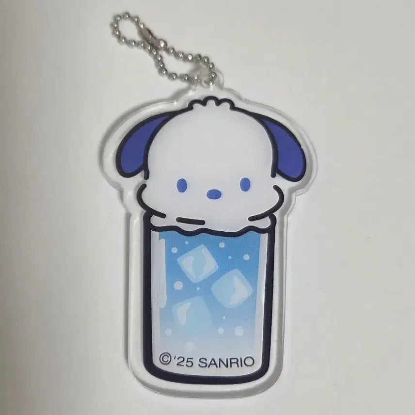 [BUNJANG] Sanrio Pochacco Cold Cup Acrylic Keyring / 산리오 포차코 콜드컵 아크릴 키링