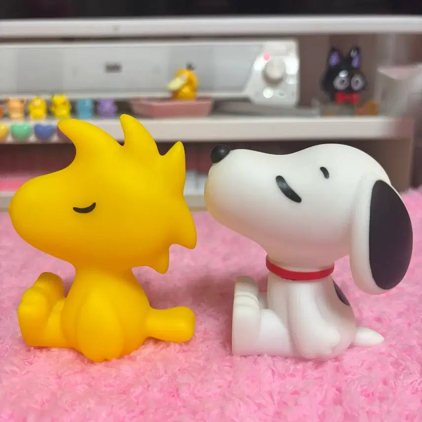 [BUNJANG] Snoopy & Woodstock Figure Set / 스누피 우드스탁 피규어 2개 세트