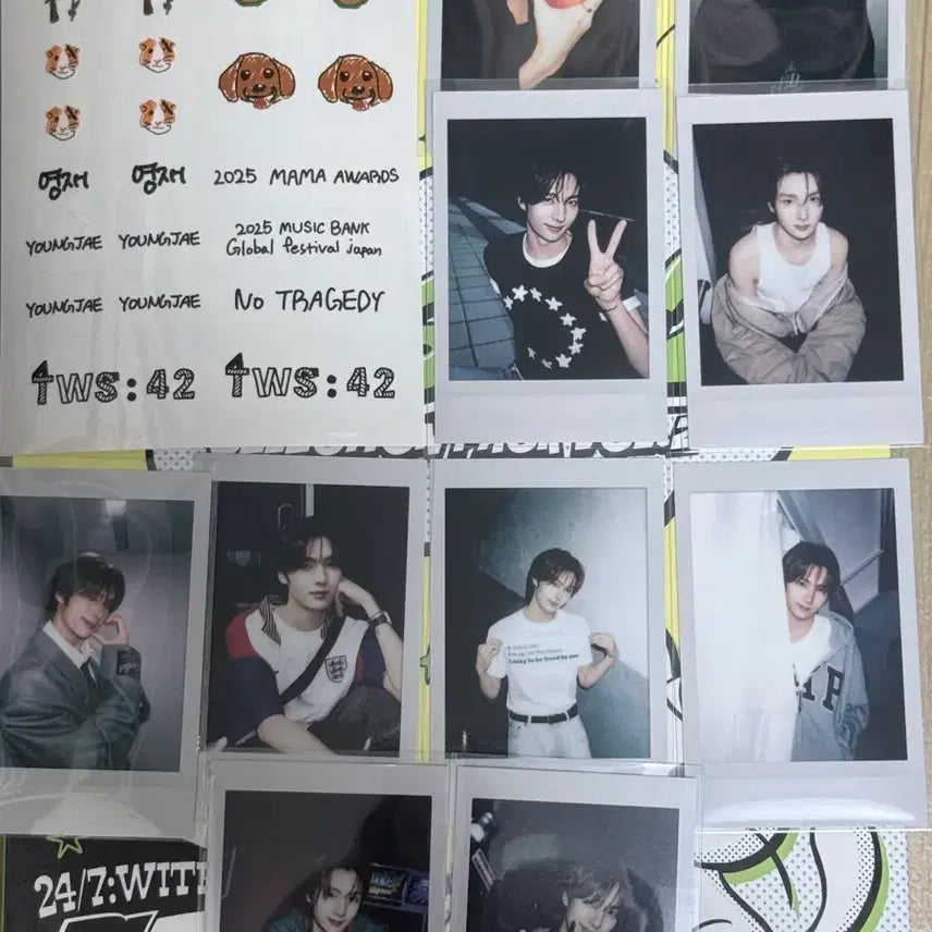 [BUNJANG] TWS 2026 Selection Pack Vol. 2 Youngjae Photocard Set (10 pcs) + Stickers / 투어스 2026 셀렉션팩 vol.2 영재 포카10장+스티커