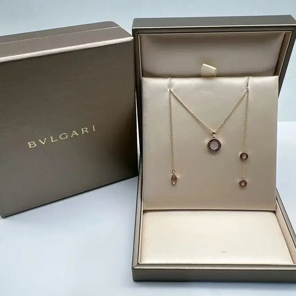 [BUNJANG] Bulgari Onyx 18K Gold Necklace / BVLGARI 불가리 온전한 마노 18K 골드 목걸이