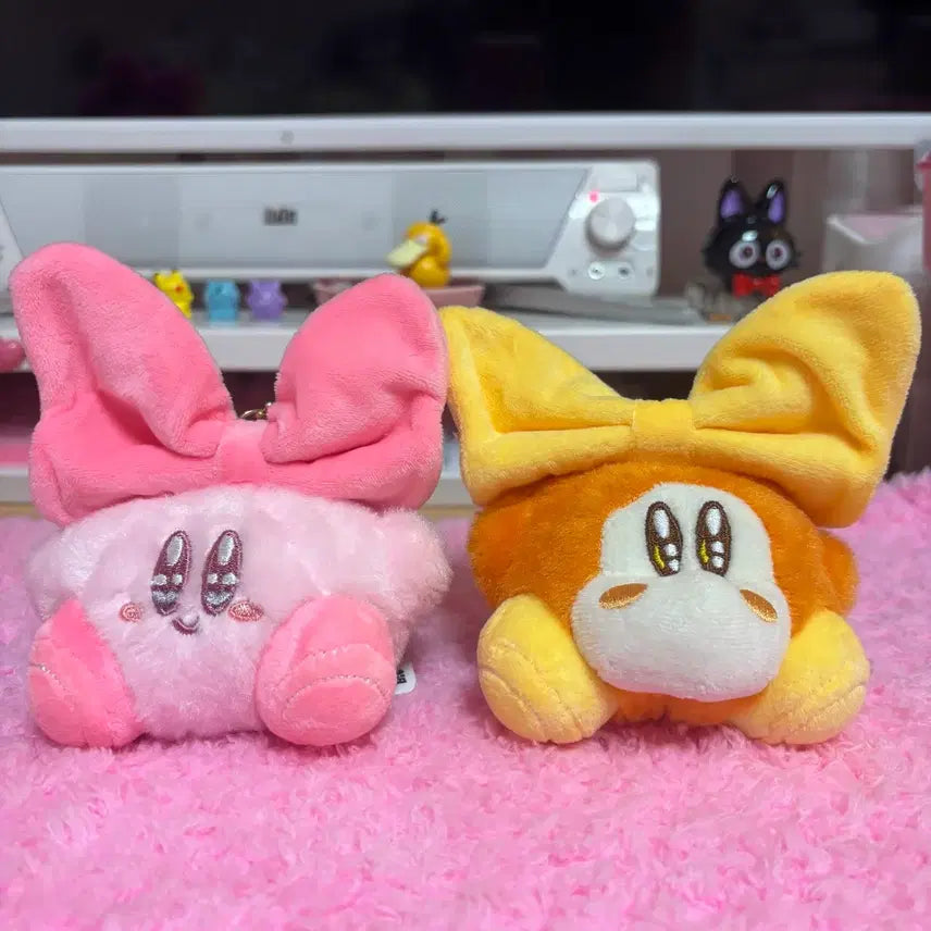 [BUNJANG] Kirby Wayfinder's Charm Set / 커비 웨이들디 방울인형키링 2개세트