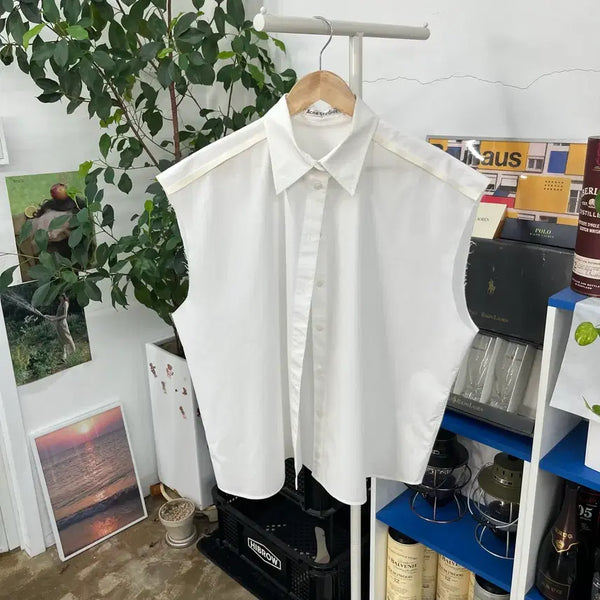[BUNJANG] Acne Studios Sleeveless Shirt XS / 아크네 스튜디오 슬리브리스 셔츠 XS