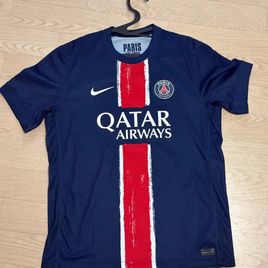 [BUNJANG] Paris Saint-Germain 2025 Travel Uniform Ousmane Dembélé Official Marking Size L / 2025 파리 트래블 유니폼  뎀벨레 오피셜 마킹 L사이즈 팝니다.