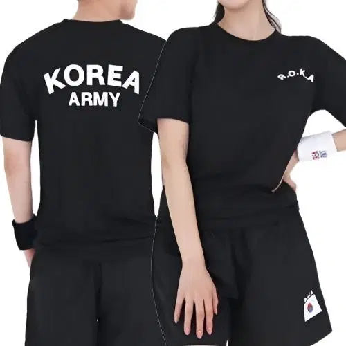 [BUNJANG] ROKA Korea Army Short-Sleeve T-Shirt / ROKA 로카 코리아 아미 반팔 티셔츠