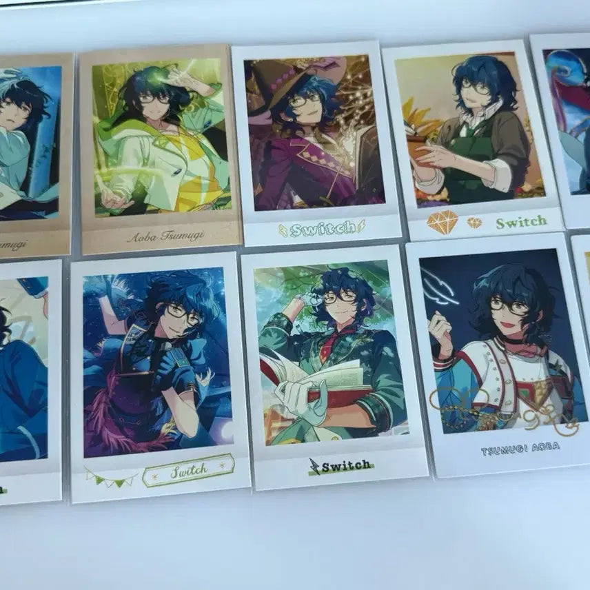 [BUNJANG] Ensemble Stars Aoba Tsumugi PASHa Card & Clear Card Bundle Set / 앙스타 아오바 츠무기 파샤 클카 64장 일괄
