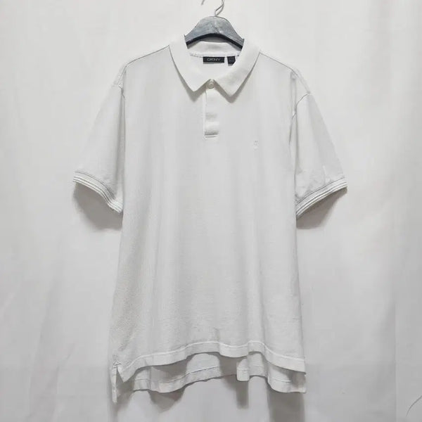 [BUNJANG] DKNY White Short Sleeve Polo Shirt XL (Korean Size 105-110) / DKNY 빅사이즈 반팔 카라티(XL 105~110)