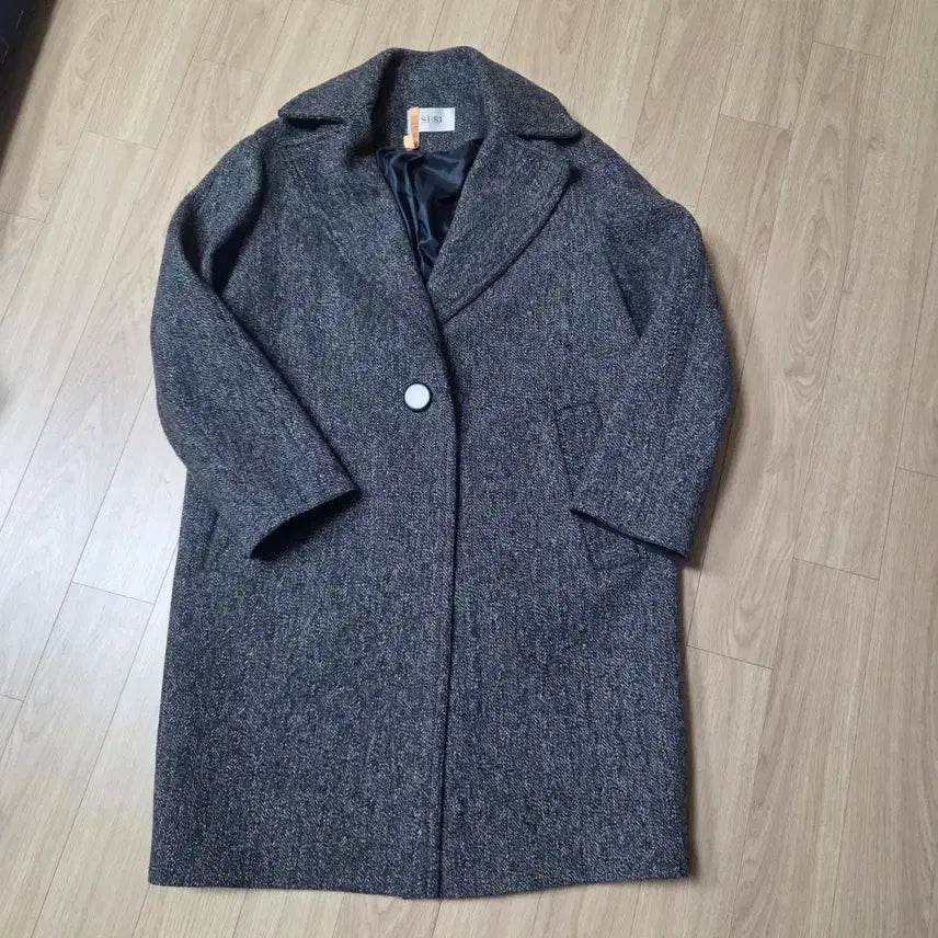 [BUNJANG] SJSJ Wool Blend Half Coat / 한섬 SJSJ 모직 반코트