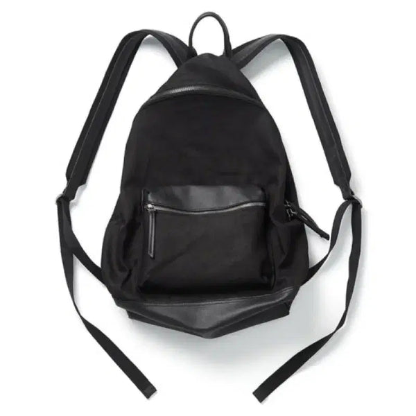 [BUNJANG] Hatching Room Leather Daypack Black / 해칭룸 레더 데이팩 블랙