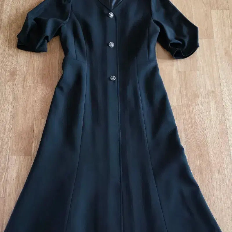 [BUNJANG] Juke Black Women's Midi Dress Size 55 / 주크 블랙 여성 원피스55