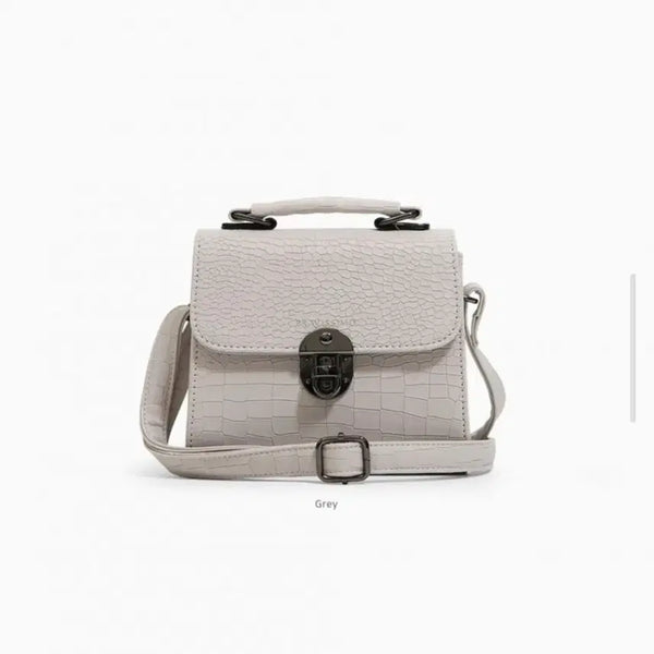 [BUNJANG] Bravissimo Mazzorini Crocodile Pattern Crossbody Bag / 브라비시모 마조르미니 크로스백