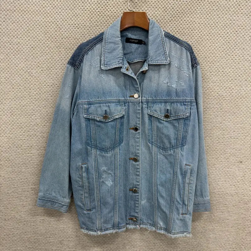 [BUNJANG] Jill Stuart Denim Jacket F / 질스튜어트 데님 청자켓 F H01720