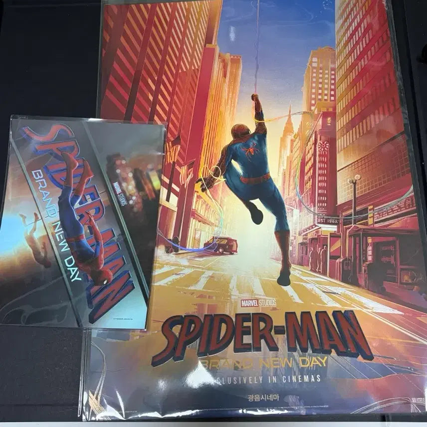[BUNJANG] Spider-Man Brand New Day Poster, Art Card Bundle Set / 스파이더맨 브랜드 뉴 데이 광음포스터, 아트카드 일괄