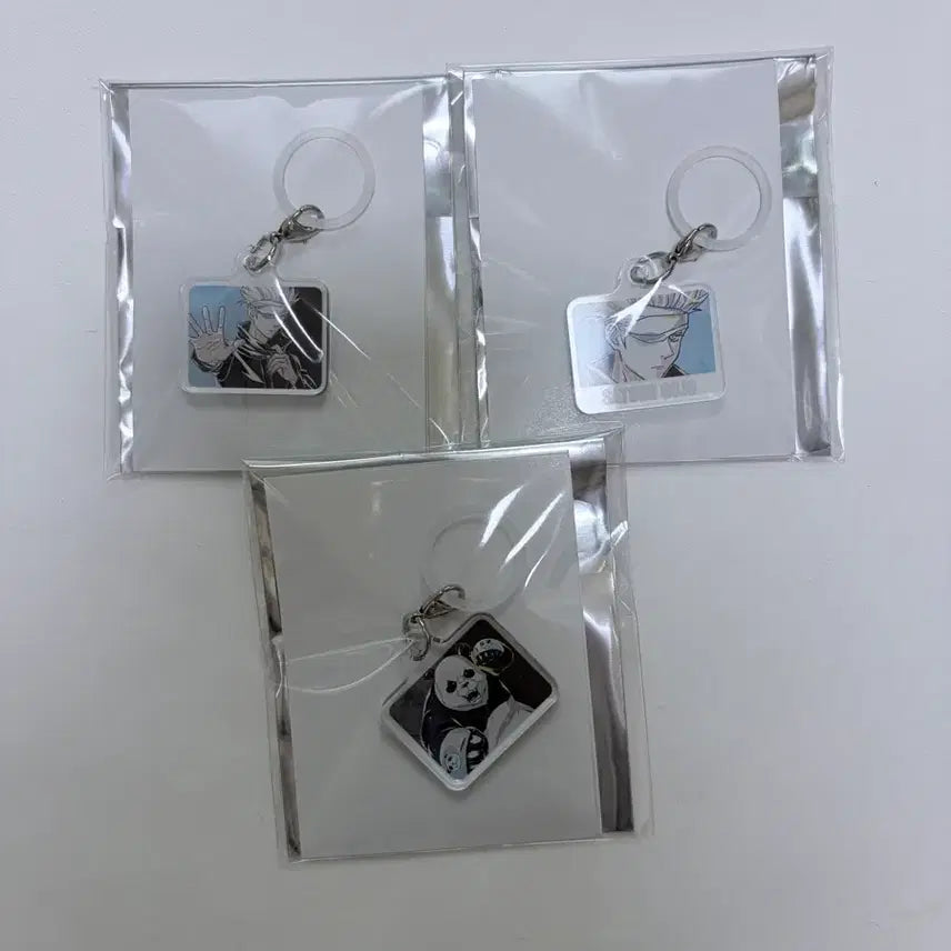 [BUNJANG] Jujutsu Kaisen Anime Art Movie Satoru Gojo Panda Acrylic Stand Mini Keychain / 주술회전 애니아트 극장판 고죠 사토루 판다 아크릴 스탠드 미니 키링
