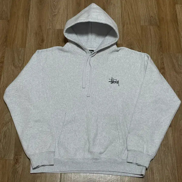 [BUNJANG] Stussy Basic Hoodie Ash Heather XL / 스투시 베이직 후드티 애쉬 헤더 색상 XL